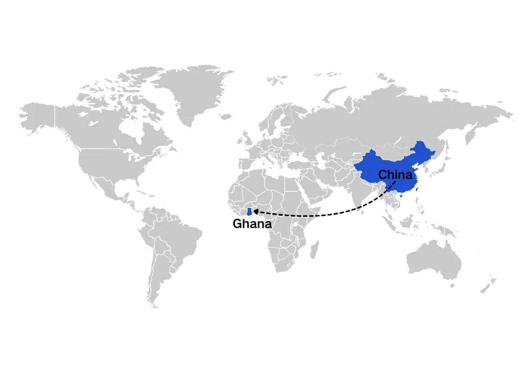 Shipping From China To Ghana