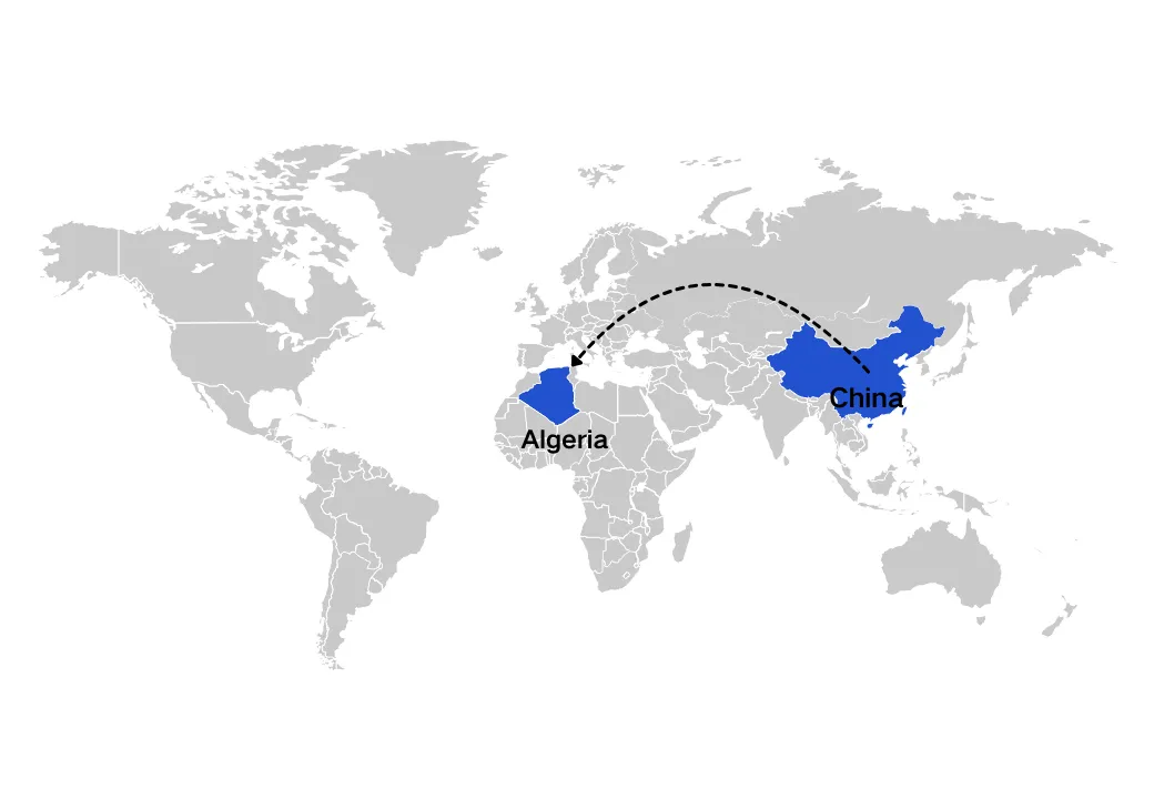Shipping From China To Algeria