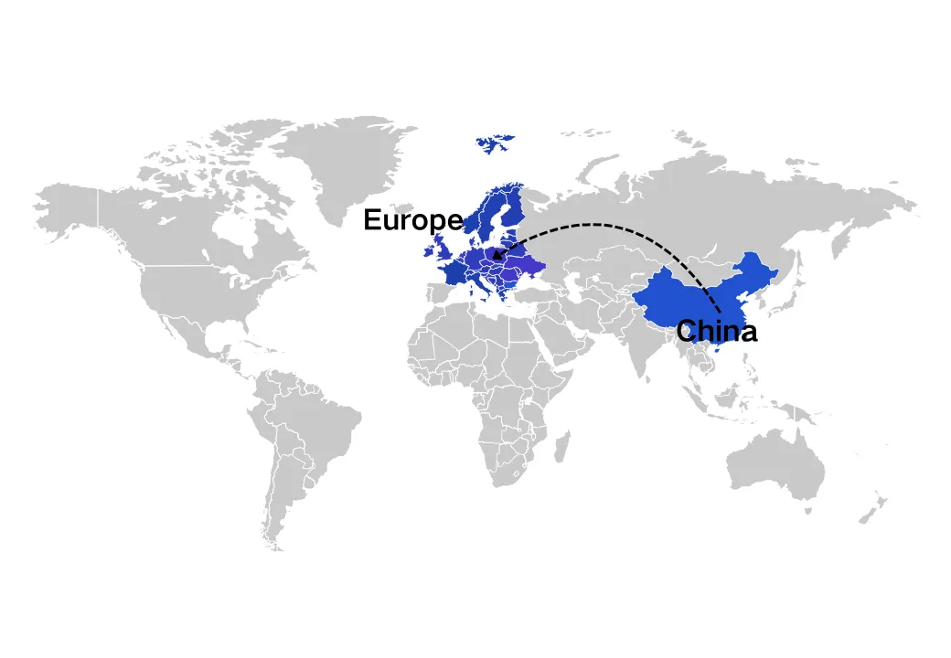 Shipping From China to Europe