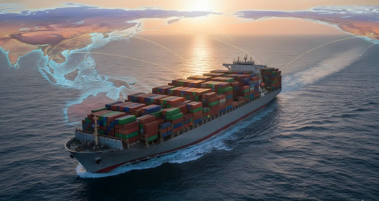 Container shipping from China to USA