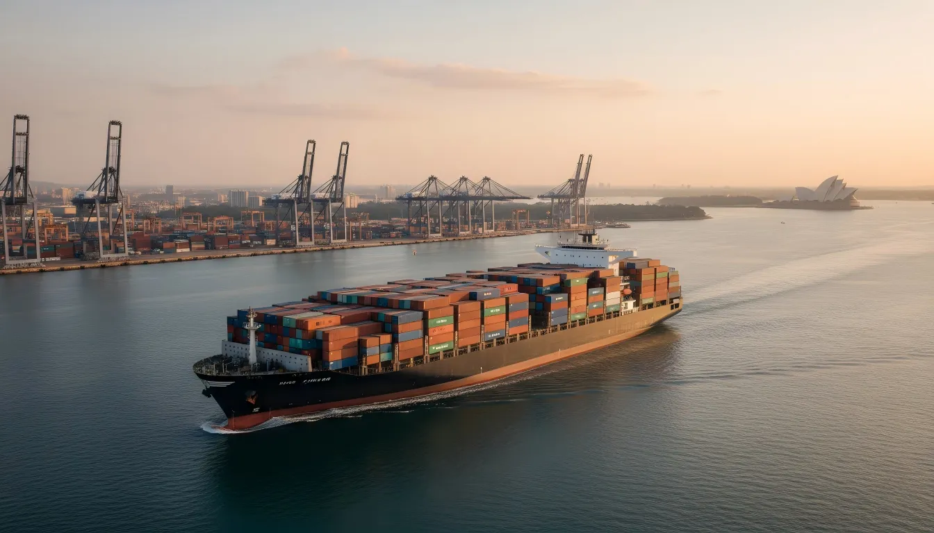 Shipping from Guangzhou to Australia