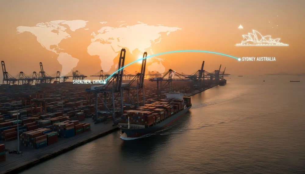 Shipping from Shenzhen to Australia