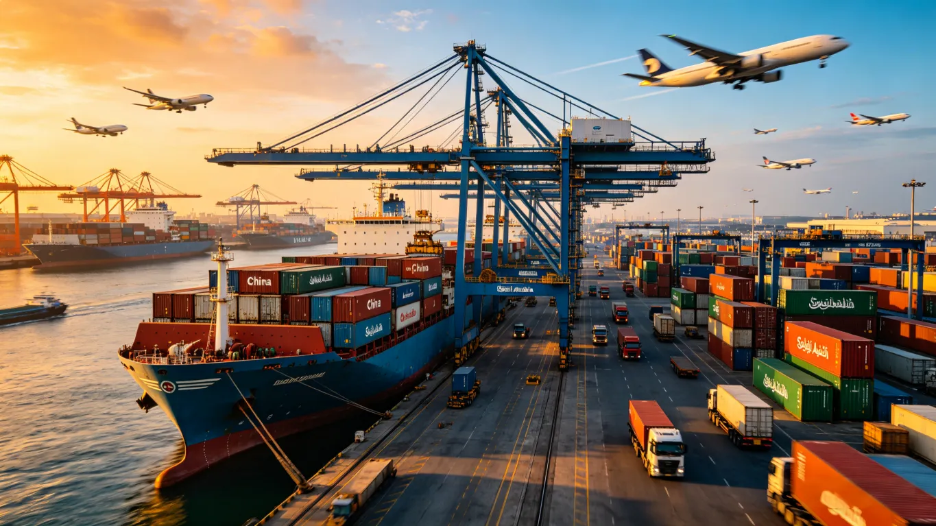 Shipping from Guangzhou to Saudi Arabia