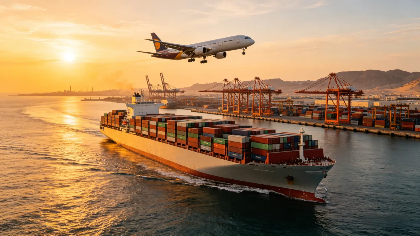 How Long to Ship from China to Saudi Arabia