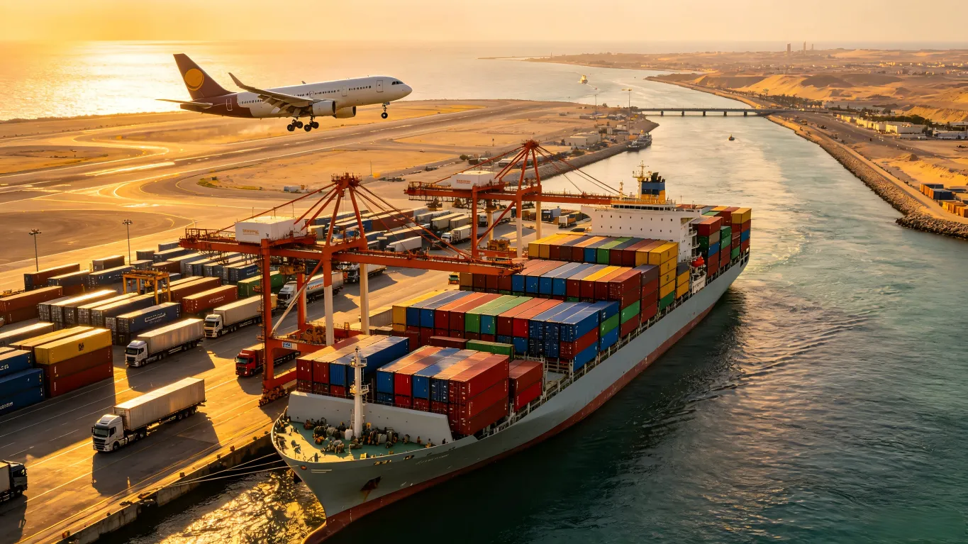 Door-to-Door Shipping from China to Egypt