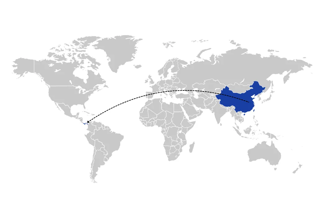 Shipping from China to Panama